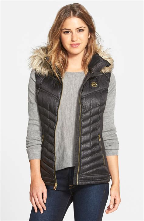 michael kors vestje|Michael Kors down vest women.